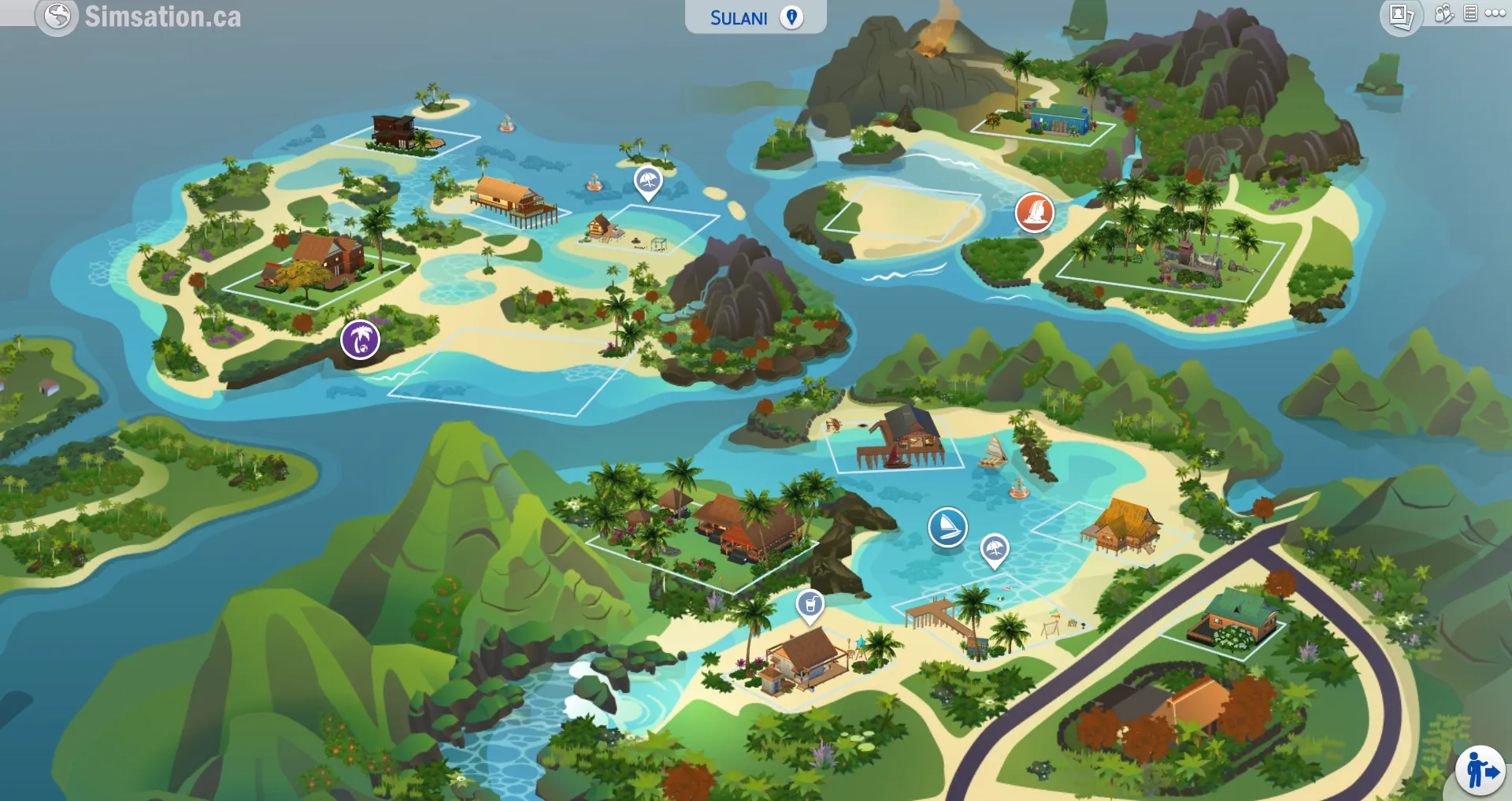 Unlabelled map of Sulani